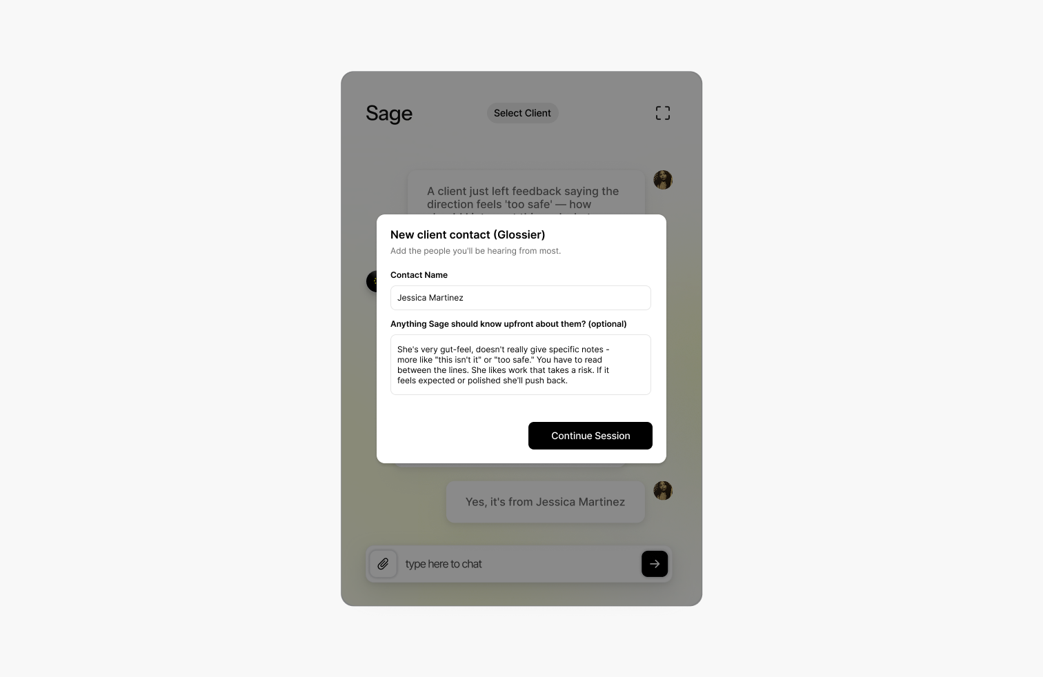 Contacts are tracked individually